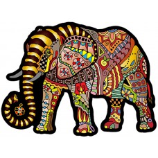 Puzzle en bois L Magic Elephant 250 pcs., 37.5x25.4cm, formes extraordinaires, dès 10 ans