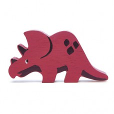 Animal en bois Tricératops